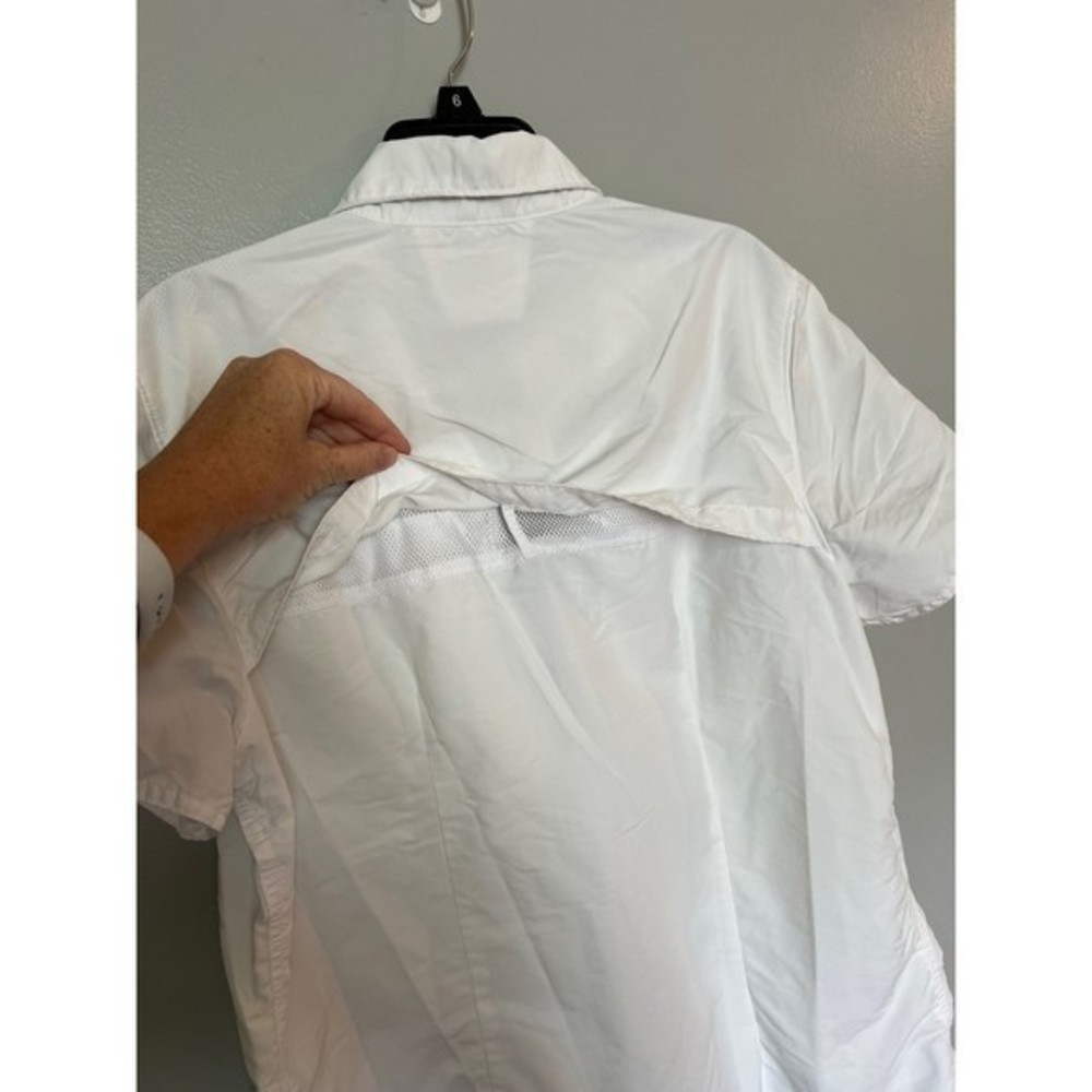 L.L. Bean white Button Up Shirt vented size S‎ - Picture 5 of 5